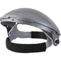 Fibre-Metal&reg; 7" Crown Noryl&reg; Faceshield Headgear, Ratchet Suspension Maritime Industrial Rubber