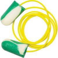 Mega Bullet BioSoft Biobased Earplugs, Bulk - Box, Corded Maritime Industrial Rubber