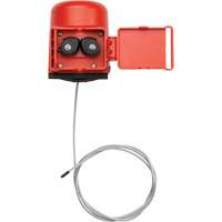No-Handle Valve Lockout with Cable, Ball/Gate Type Maritime Industrial Rubber