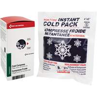 SmartCompliance&reg; Refill Instant Compress, Cold, Single Use, 4" x 5" Maritime Industrial Rubber