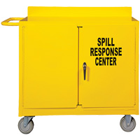 Spill Control Center Cart, 18" L x 38.375" W x 36" H Maritime Industrial Rubber