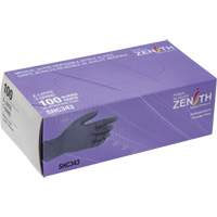 Medical Grade Disposable Gloves, X-Large, Nitrile, 6-mil, Powder-Free, Black, Class 2 Maritime Industrial Rubber