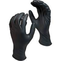 Green Monkey Biodegradable Disposable Gloves, Small, Nitrile, 8-mil, Powder-Free, Black Maritime Industrial Rubber