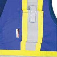7730 Veste r&eacute;sistante aux arcs &eacute;lectriques FR-Tech, Petit, Bleu royal, 10 cal/cm² Maritime Industrial Rubber