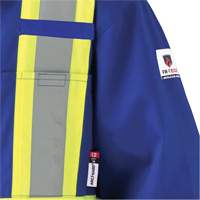7706 FR-Tech&reg; Flame-Resistant Coverall with Leg Zippers, Size 36, Royal Blue, 9.7 cal/cm² Maritime Industrial Rubber