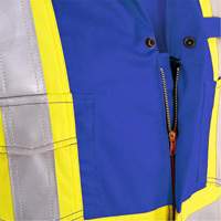 7706T FR-Tech&reg; Flame-Resistant Coverall with Leg Zippers, Size 40 (Tall), Royal Blue, 9.7 cal/cm² Maritime Industrial Rubber