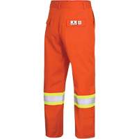 7763 FR-Tech&reg; 88/12 Arc Rated High-Visibility Safety Pants, 30, x 30, High Visibility Orange, 9.7 cal/cm² Maritime Industrial Rubber