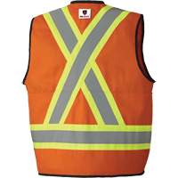 7732 Veste d'arpenteur ignifuge et r&eacute;sistant aux arcs &eacute;lectriques FR-Tech, Petit, Orange haute visibilit&eacute;, 9,7 cal/cm² Maritime Industrial Rubber