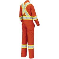 7702W FR-Tech&reg; Women's FR/Arc-Rated Coveralls, Size X-Small, High Visibility Orange, 10 cal/cm² Maritime Industrial Rubber