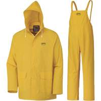 577 3-Piece Rain Suit, Polyester/PVC, 6X-Large, Yellow Maritime Industrial Rubber