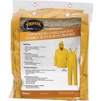 577 3-Piece Rain Suit, Polyester/PVC, 6X-Large, Yellow Maritime Industrial Rubber