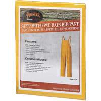 577P Storm Master&reg; Bib Pants, Small, Polyester/PVC, Yellow Maritime Industrial Rubber