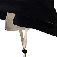 D5050 Black Dry King&reg; Offshore Traditional Sou'wester Hat, Small, Black, Rubber Maritime Industrial Rubber