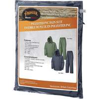 583 Rain Suit, Polyester/PVC, Small, Green Maritime Industrial Rubber