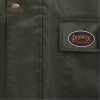 D8120J Nailhead Ripstop Tree Planter Hooded Jacket, Polyester/PVC, X-Small, Green Maritime Industrial Rubber