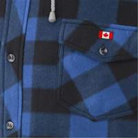 415SS Chemise &agrave; capuche matelass&eacute;e, Hommes, Petit, Multicolore Maritime Industrial Rubber