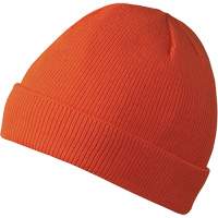 5564A Tuque doubl&eacute;e, Doublure en Acrylique, Taille unique, Orange haute visibilit&eacute; Maritime Industrial Rubber