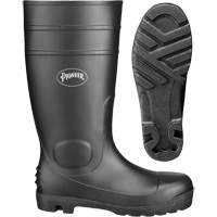 1011 Bottes de s&eacute;curit&eacute;, PVC, Pointure 10, Semelle R&eacute;sistant aux perforations Maritime Industrial Rubber