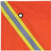 353 Drapeau avec bande r&eacute;fl&eacute;chissante, Polyester Maritime Industrial Rubber
