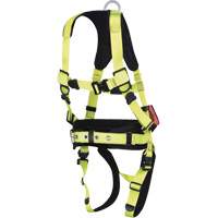 FBH-70110A PeakPro Plus Series Safety Harness with Trauma Strap, CSA Certified, Class A, X-Large Maritime Industrial Rubber