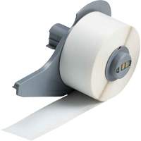 Ruban adh&eacute;sif permanent toutes saisons pour &eacute;tiquettes, Vinyle, Blanc, Largeur de 1" Maritime Industrial Rubber