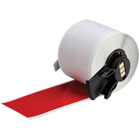 Multi-Purpose Label Tape, Vinyl, Red, 1.9" Width Maritime Industrial Rubber