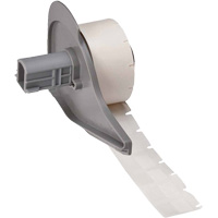 Self-Laminating Wrap-Around Wire & Cable Labels, Vinyl, 0.5" L x 0.75" H, White Maritime Industrial Rubber