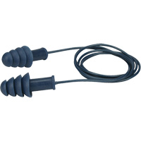 Metal-Detectable Reusable TPR Earplugs, Corded, Bulk - Box, 27 dB NRR, One-Size Maritime Industrial Rubber