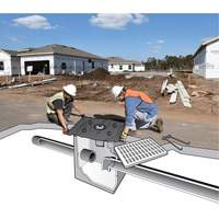 High Capacity Ultra-Drain Guard&reg; Catch Basin Insert, Oil & Sediment, 60" L x 60" W Maritime Industrial Rubber