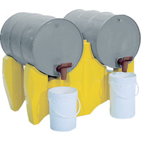 Support pour 2 barils &agrave; lhorizontale, 46,5" lo x 30" la x 31" ha Maritime Industrial Rubber