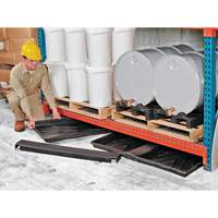 Ultra-Rack Containment Tray – plateau triple, 72" lo x 44" la x 2,8" h, Cap. de d&eacute;versement 24 gal. US Maritime Industrial Rubber