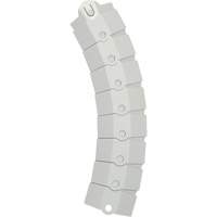 Small Ultra-Sidewinder Cable Protection System avec capuchons, 39,5" x 3" x 0,8", 2000 lb (1 tonne) Maritime Industrial Rubber