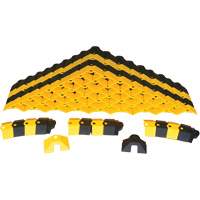 Bulk Box Ultra-Sidewinder Cable Protection System – 24 pieds, 288" x 9,8" x 1,4", 2000 lb (1 tonne) Maritime Industrial Rubber