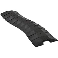 Medium Ultra-Sidewinder Cable Protection System avec capuchons, 33" x 9,8" x 1,4", 260 lb (0,13 tonnes) Maritime Industrial Rubber