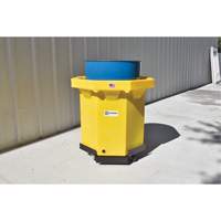 Ultra-Spill Collector &agrave; fond plat, 66 gal. US, Mobile Maritime Industrial Rubber