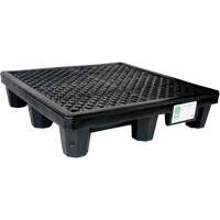 4-Drum Economy Ultra-Spill Pallet&reg;, 66 US gal. Spill Capacity, 53" x 53" x 11.8" Maritime Industrial Rubber