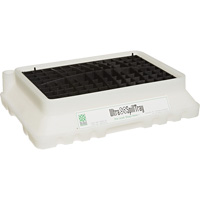 P2 Ultra-Spill Tray, 17" lo x 12" la x 4" h, Cap. de d&eacute;versement 1,8 gal. US Maritime Industrial Rubber