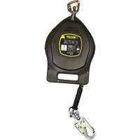 Falcon+ Self-Retracting Lifeline, 50', Galvanized Steel, Swivel Maritime Industrial Rubber