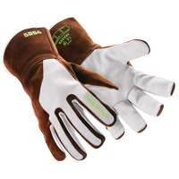 HeatArmor&reg; 5054 Welding Gloves, Grain Goatskin, Size Small/7 Maritime Industrial Rubber