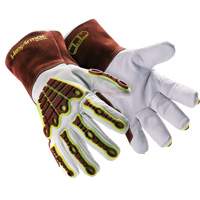 HeatArmor&reg; 5055 Welding Gloves, Grain Goatskin, Size Small/7 Maritime Industrial Rubber
