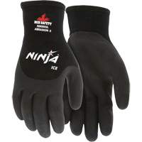 Gants dhiver isol&eacute;s Ninja Ice, Moyen, R&ecirc;vetement HPT, Calibre 15, Enveloppe en Nylon Maritime Industrial Rubber
