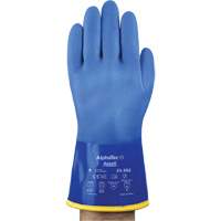 AlphaTec&reg; 23-202 PVC Gloves, Size 8, 11.8" L, Cotton, Fleece Inner Lining Maritime Industrial Rubber