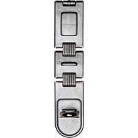 Double-Hinged Security Hasp, Silver Maritime Industrial Rubber
