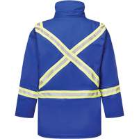 Avenger 9 oz. Flame Resistant Insulated Parka, Small, Royal Blue Maritime Industrial Rubber