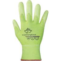 S21TXUGFN High-Visibility Cut-Resistant Gloves, Size 5/2X-Small, 21 Gauge, Nitrile Coated, TenActiv Shell, ASTM ANSI Level A9 Maritime Industrial Rubber