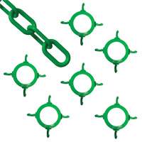 Ensemble de connecteurs de chaîne pour c&ocirc;nes, Vert Maritime Industrial Rubber
