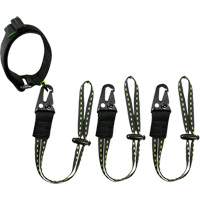 GearLink Wrist Lanyard with Interchangeable Ends, Fixed Length, Hook & Loop/Loop Maritime Industrial Rubber