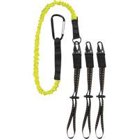 Longe d'outil GearLink avec embouts interchangeables, Tendeur, Mousqueton/boucle Maritime Industrial Rubber