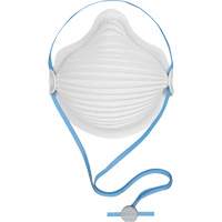 Respirateur jetable de la s&eacute;rie AirWave 4600 avec SmartStrap, N95, Certifi&eacute; NIOSH, Moyen/grand Maritime Industrial Rubber