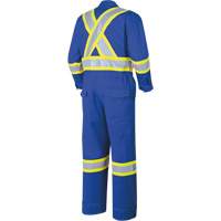 7704T FR-Tech&reg; Arc-Rated Coverall, Size 40 (Tall), Royal Blue, 10 cal/cm² Maritime Industrial Rubber